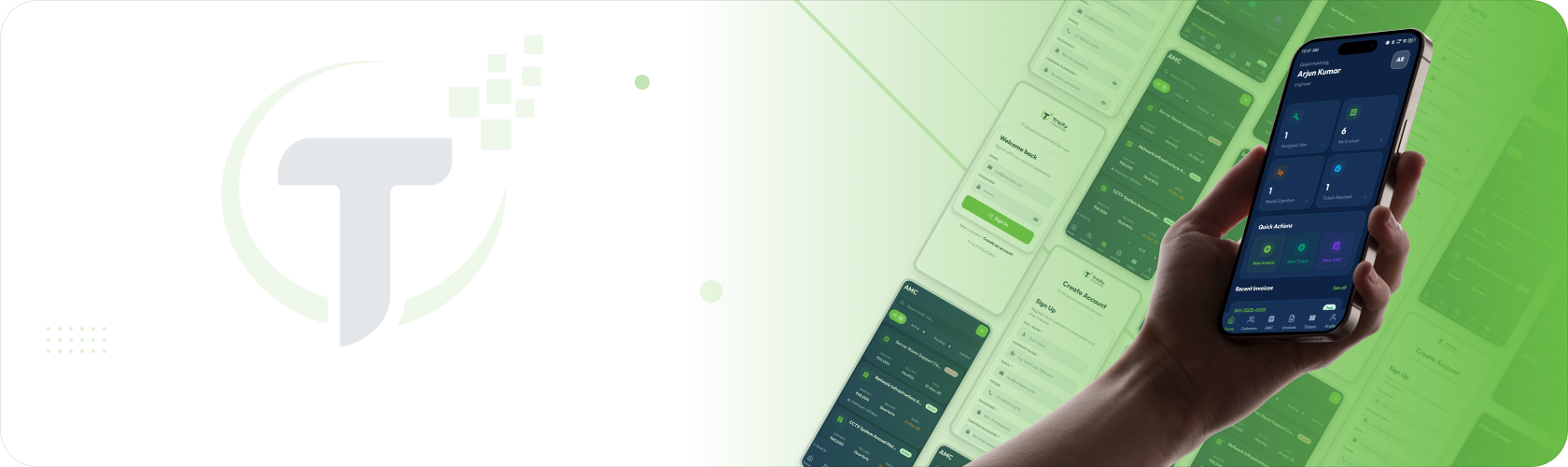 Tricity IT mobile app preview